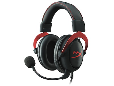 HyperX Cloud II Headset Ledningsført Spil Sort, Rød