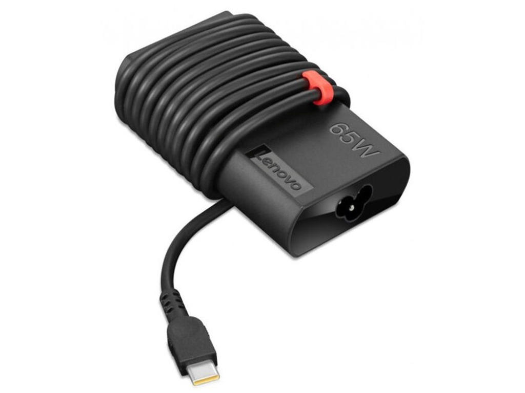 Lenovo 4X20V24678 strømadapter og vekselret Indendørs 65 W Sort
