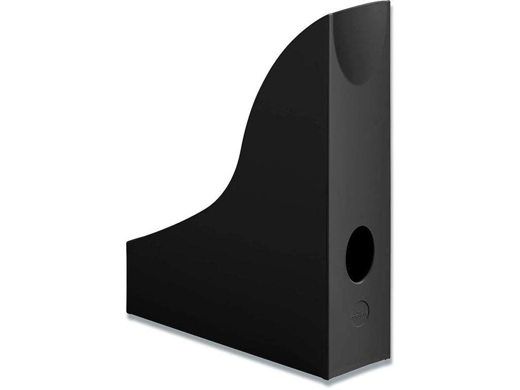 Tidsskriftskassette, Sort, 7.3 cm, A4, Durable ECO 