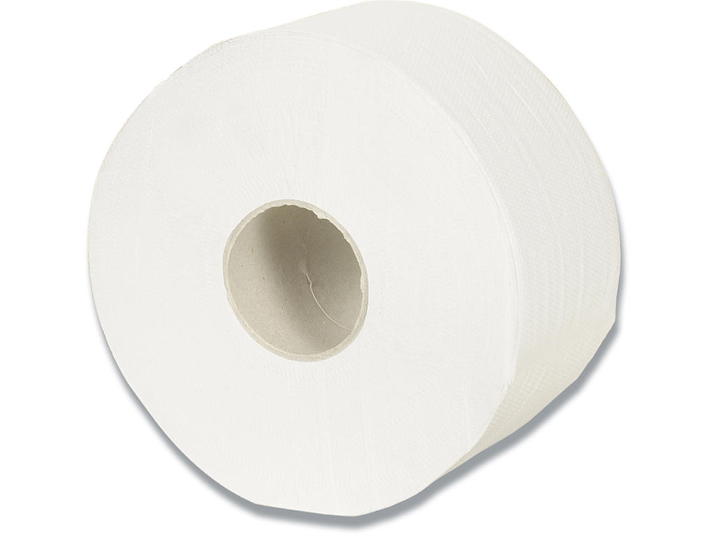 Toiletpapir, Udvendig oprulning, 2 lag, 12 ruller, Care-Ness Classic Jumbo Mini