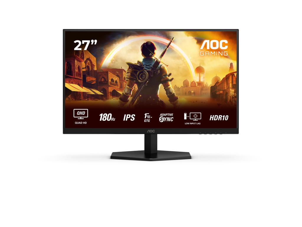 AOC G4 Q27G42XE computerskærm 68,6 cm (27") 2560 x 1440 pixel Quad HD Sort, Rød