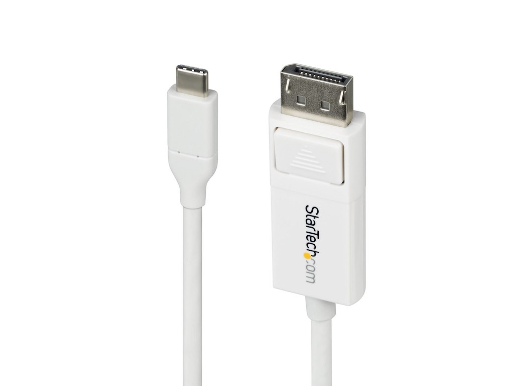 StarTech.com CDP2DP2MBW videokabel adapter 1,9 m DisplayPort USB Type-C Hvid