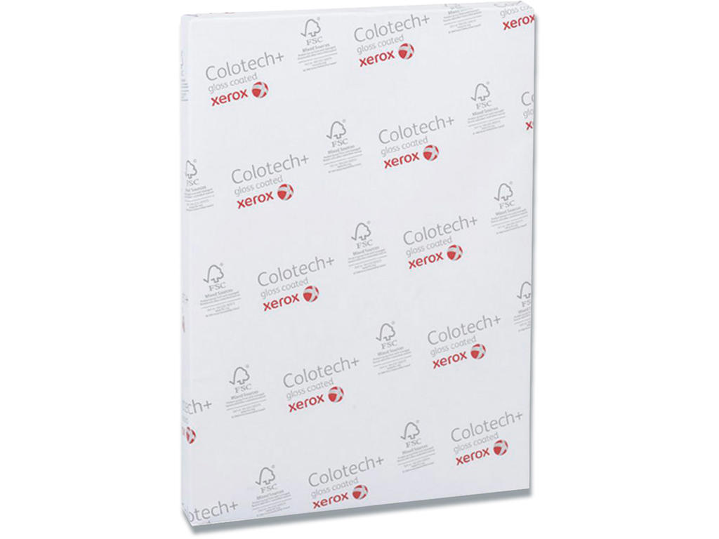 Kopipapir - hvidt, A4, 170 g/m², 400 ark, Xerox Colotech+ Coated gloss