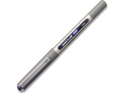 Rollerball pen, 0.7 mm, 0.3 mm, Violet, uni-ball Eye Fine UB-157-55