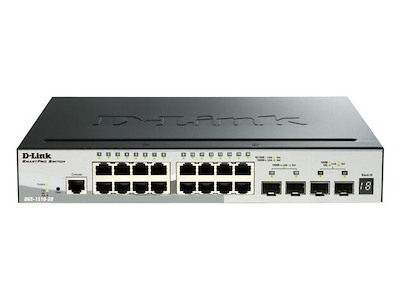 D-Link DGS-1510-52XMP Administreret L3 Gigabit Ethernet (10/100/1000) Strøm over Ethernet (PoE) Sort