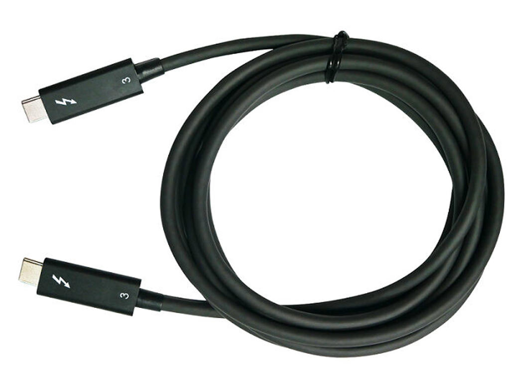 QNAP CAB-TBT315M-40G Thunderbolt kabel 1,5 m 40 Gbit/sek. Sort