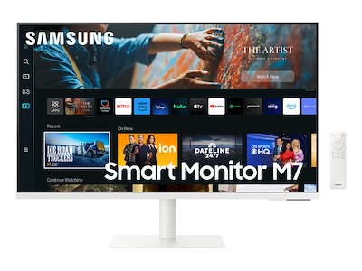Samsung M70C computerskærm 68,6 cm (27") 3840 x 2160 pixel 4K Ultra HD LED Hvid