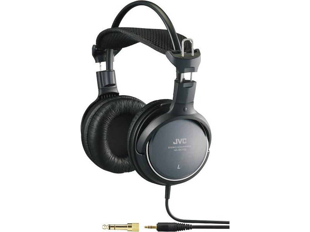 JVC HA-RX700 hovedtelefoner/headset Ledningsført Musik Sort