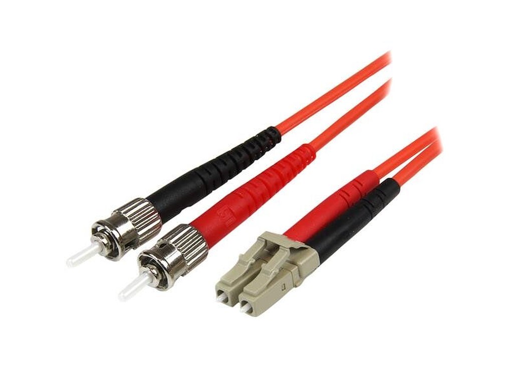 StarTech.com 50FIBLCST5 InfiniBand og fiberoptisk kabel 5 m LC ST Rød