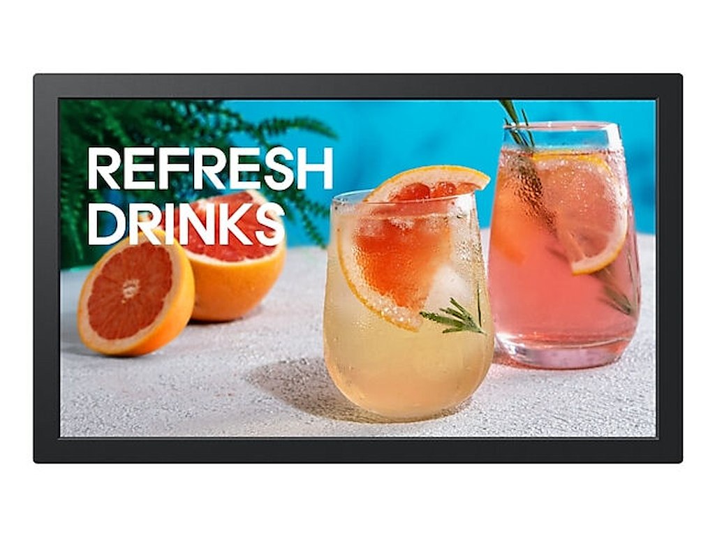 Samsung QB13C 33 cm (13") LCD Wi-Fi 500 cd/m² Fuld HD Sort 16/7