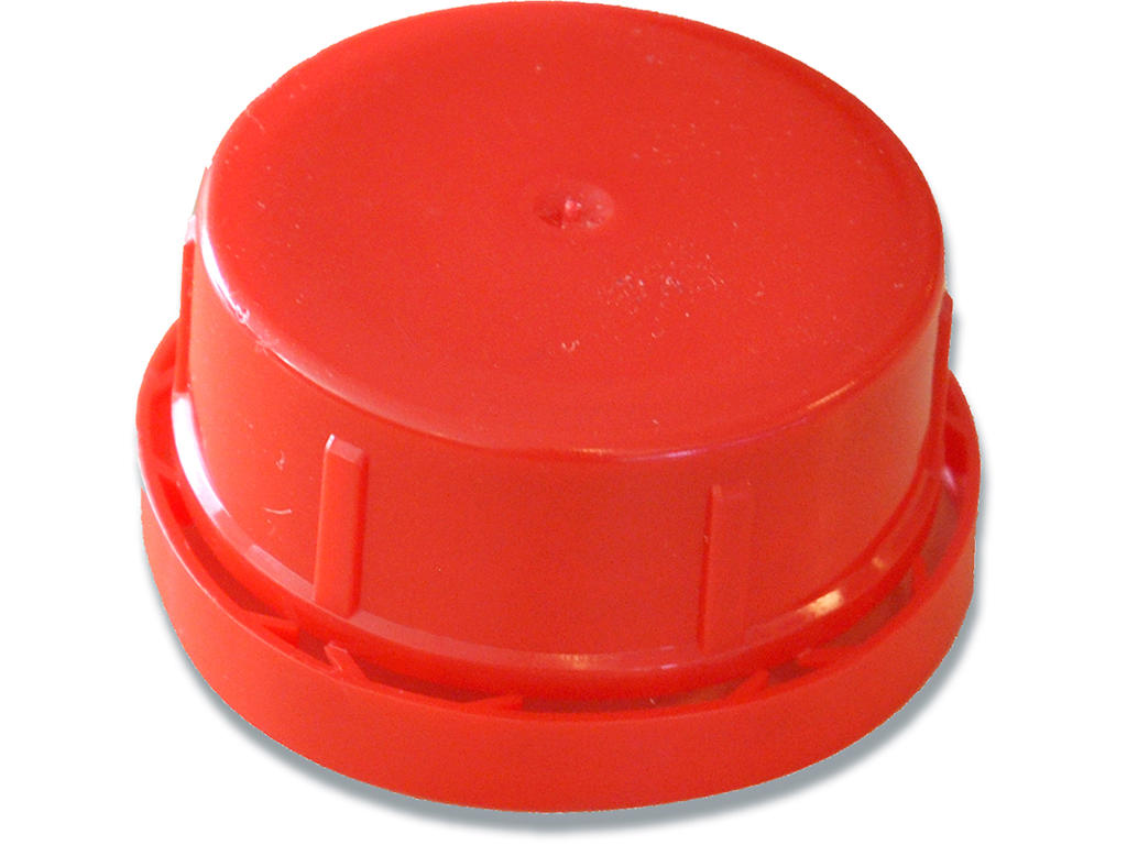 Låg, Til 5 eller 10 liter dunk, Hals 43 mm, Rød, MultiLine