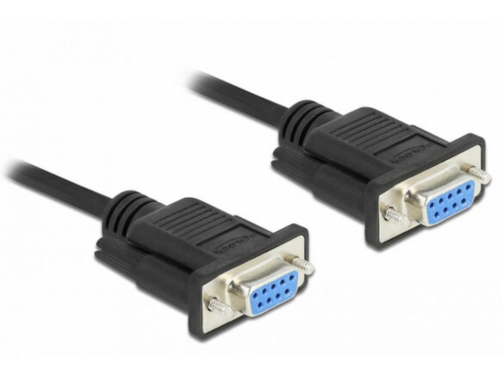 DeLOCK 87472 serielkabel Sort 2 m DB-9