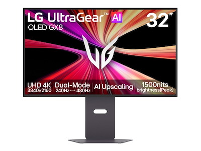 LG 32GX870B-B.AEU computerskærm 81,3 cm (32") 3840 x 2160 pixel 4K Ultra HD OLED Sort