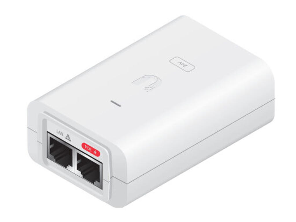 Ubiquiti POE-24-30W-G-WH PoE adapter Gigabit Ethernet 24 V