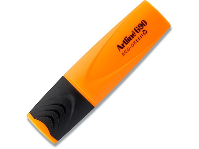 Tekstmarker, Permanent, Orange, 1 stk, Artline ECO-GREEN 690