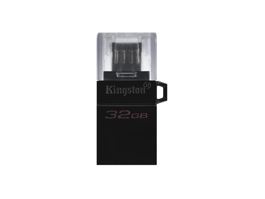 Kingston Technology DataTraveler microDuo3 G2 USB-nøgle 32 GB USB Type-A / Micro-USB 3.2 Gen 1 (3.1 Gen 1) Sort