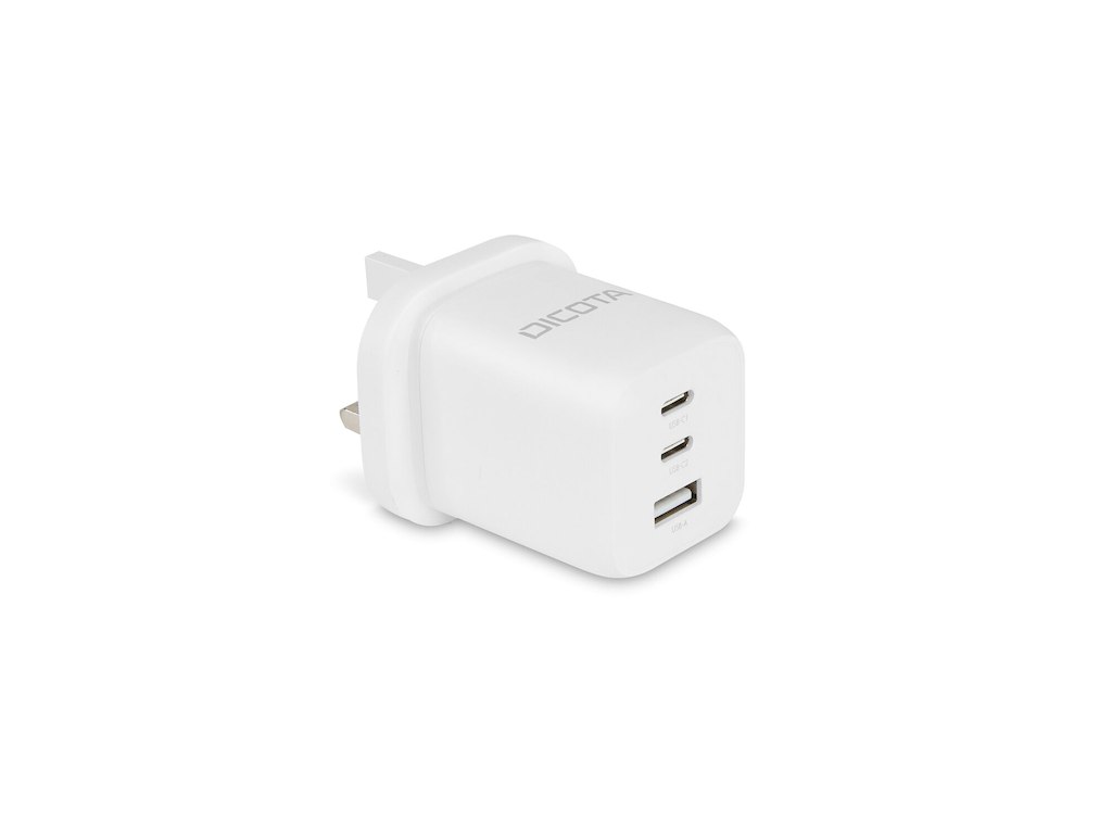 DICOTA D32055 oplader til mobil enhed Universel Hvid Vekselstrøm Hurtig opladning Indendørs