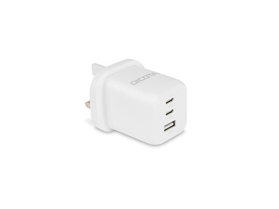 DICOTA D32055 oplader til mobil enhed Universel Hvid Vekselstrøm Hurtig opladning Indendørs