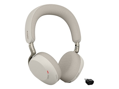 Jabra Evolve3 75 MS + Link 390c Headset Trådløs Opkald/musik USB Type-C Bluetooth Grå