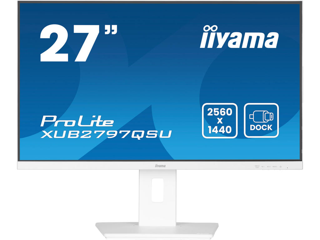 iiyama ProLite XUB2797QSU-W2 computerskærm 68,6 cm (27") 2560 x 1440 pixel Quad HD LED Hvid