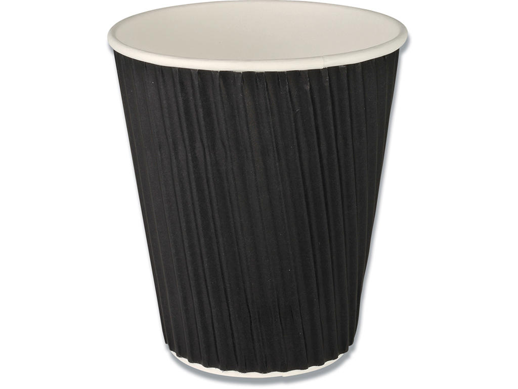 Kaffebæger, Ø8.9 cm, 40 stk, 36 cl, Detpak Ripple Wrap 