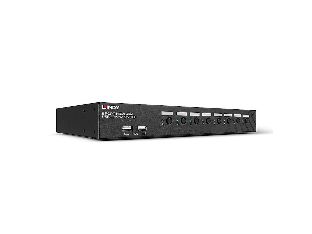 Lindy 39538 KVM Switch Stativ-montering Sort