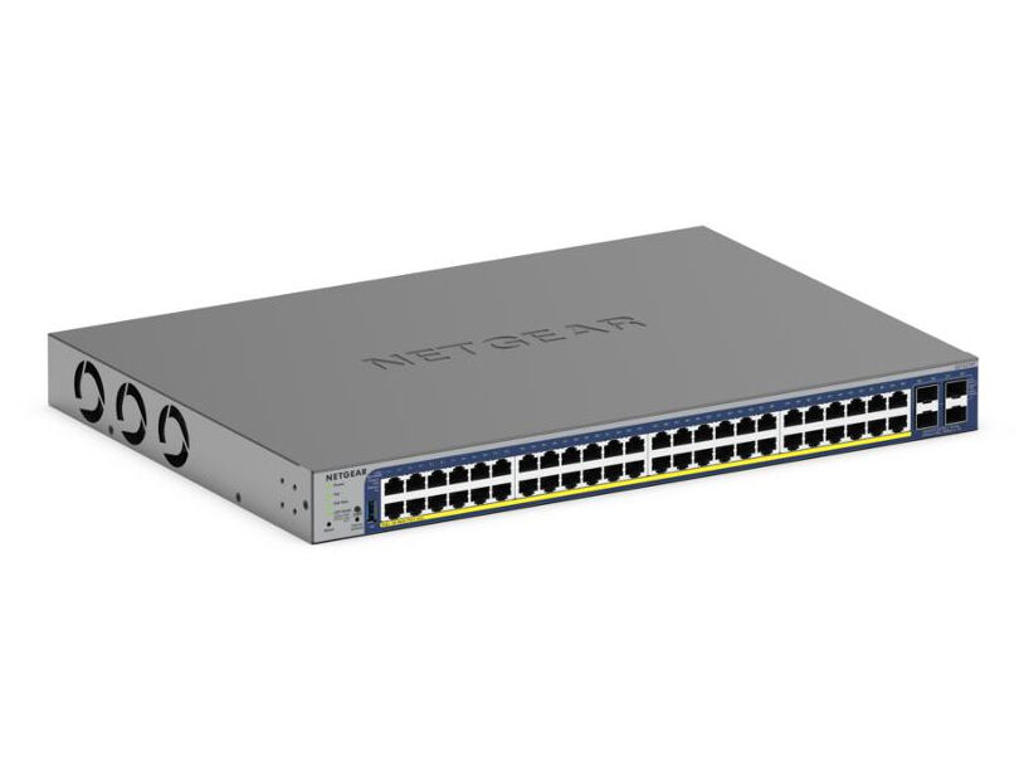 NETGEAR GS752TXP Administreret L2/L3/L4 10G Ethernet (100/1000/10000) Strøm over Ethernet (PoE) Sort