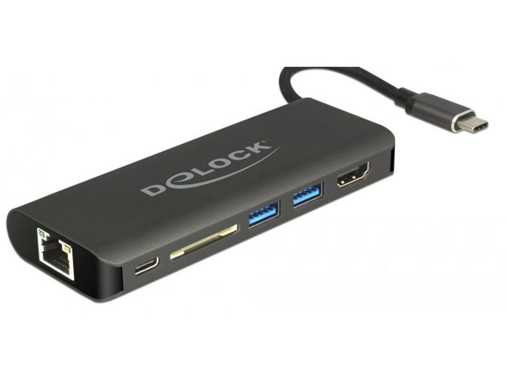 DeLOCK 87721 dockingstation USB 3.2 Gen 1 (3.1 Gen 1) Type-A Sort