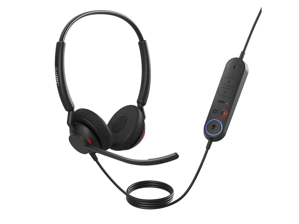 Jabra Engage 40 Headset Ledningsført Kontor/Callcenter USB Type-C Sort