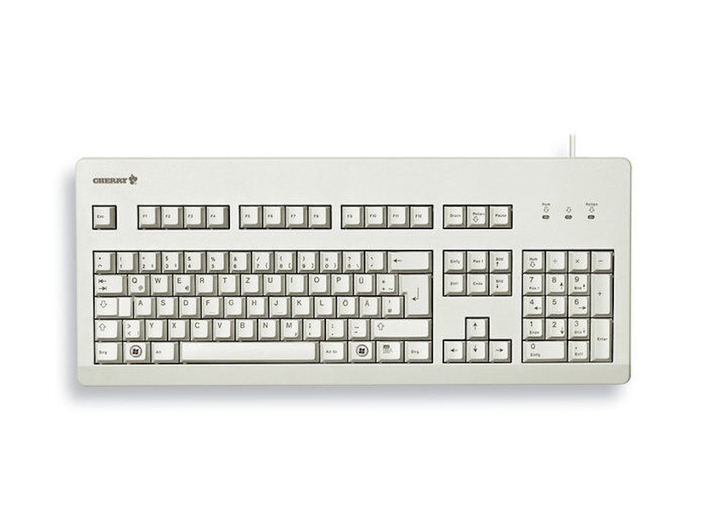CHERRY G80-3000 tastatur Universel USB QWERTY US engelsk Grå
