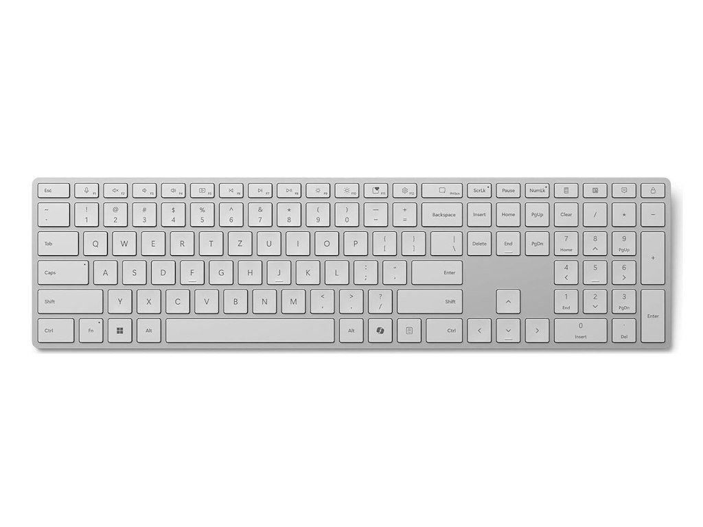 Microsoft Surface (2nd Edition) keyboard Home/Office Bluetooth QWERTZ German Grey