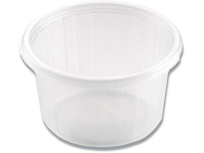 Salatbæger, 300 ml, Ø112 mm, 61 mm, Klar, PP, 700 stk, Duni Fix pack