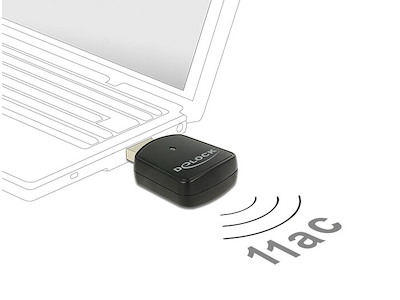 DeLOCK 12502 netværkskort WLAN 867 Mbit/s