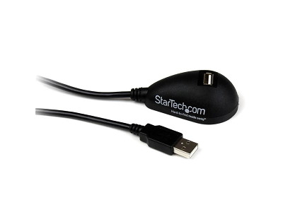 StarTech.com USBEXTAA5DSK USB-kabel USB 2.0 1,5 m USB A Sort
