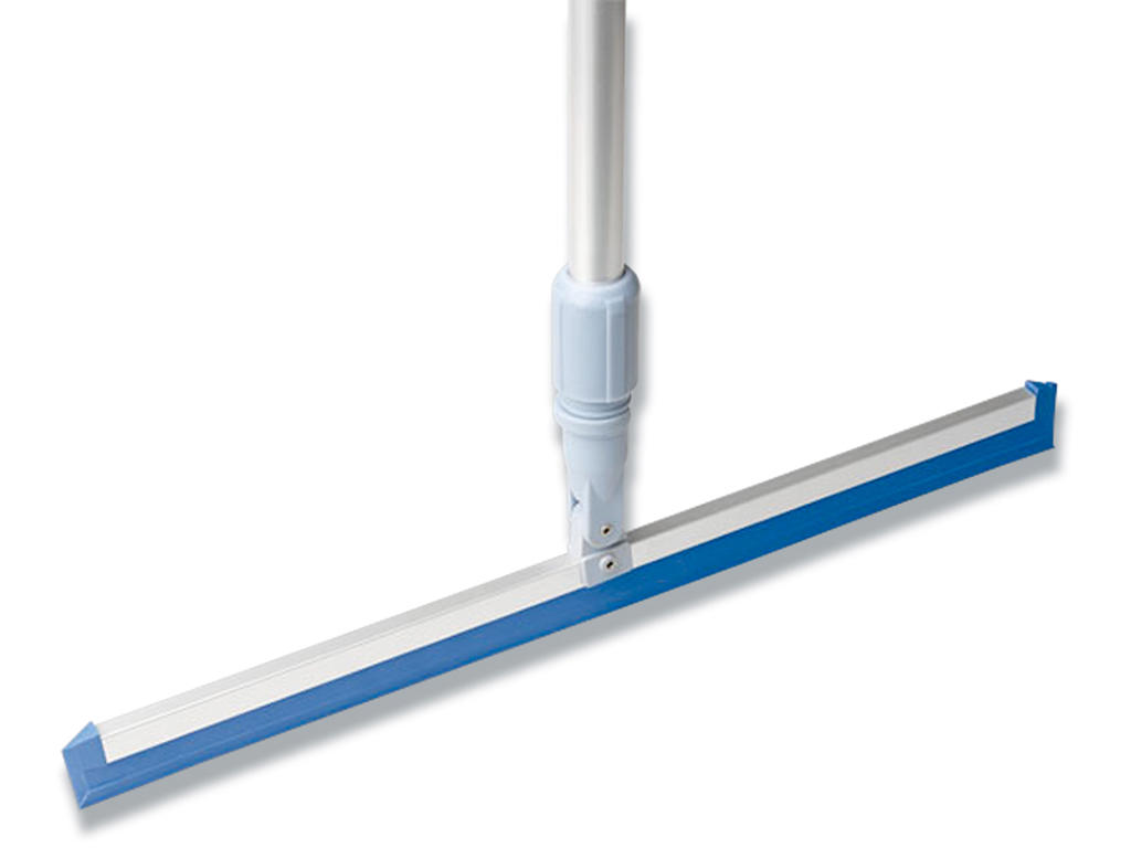 Gulvskraber, 50 cm, Med enkeltblad, Blå, Aluminium-plast-gummi, Vileda MultiSqueege