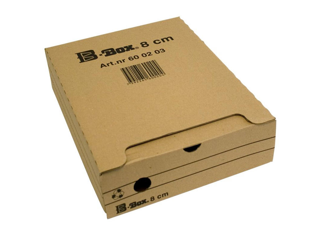 Arkivæske, A4, 24.5x32x8 cm, 1 stk, BNT Office B-Box