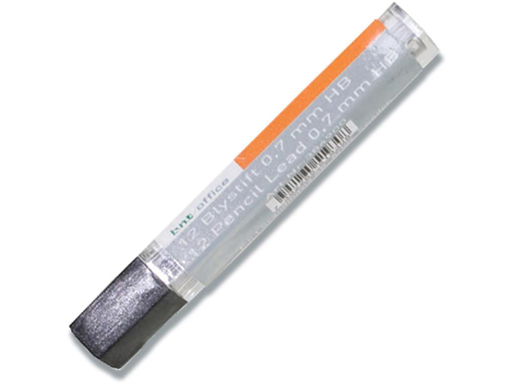 Blyantstifter, 0.7 mm, HB, 12 stifter, BNT Office 