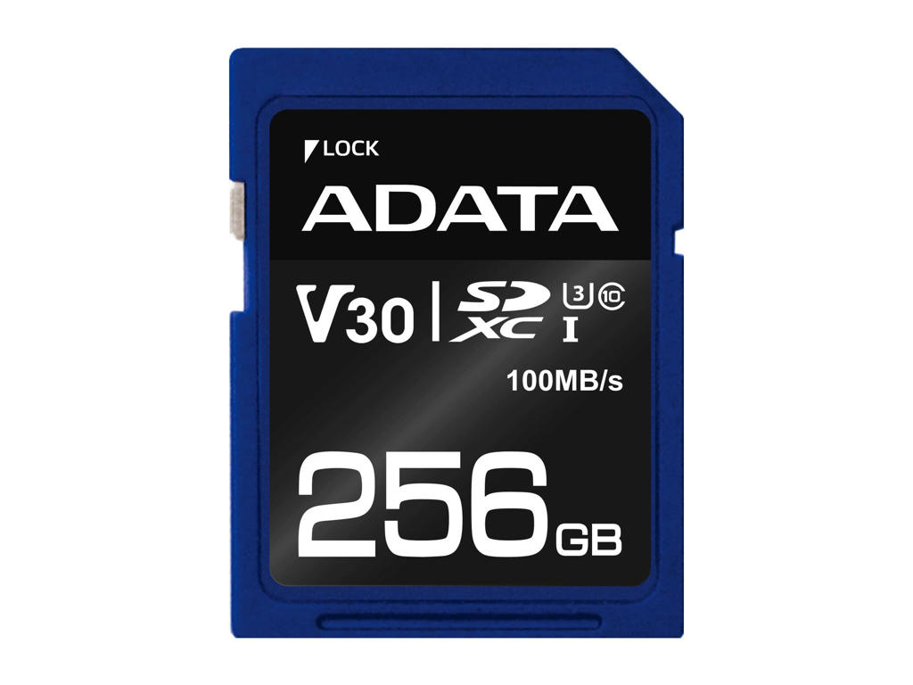 ADATA ASDX256GUI3V30S-R hukommelseskort 256 GB SDXC UHS-I Klasse 10