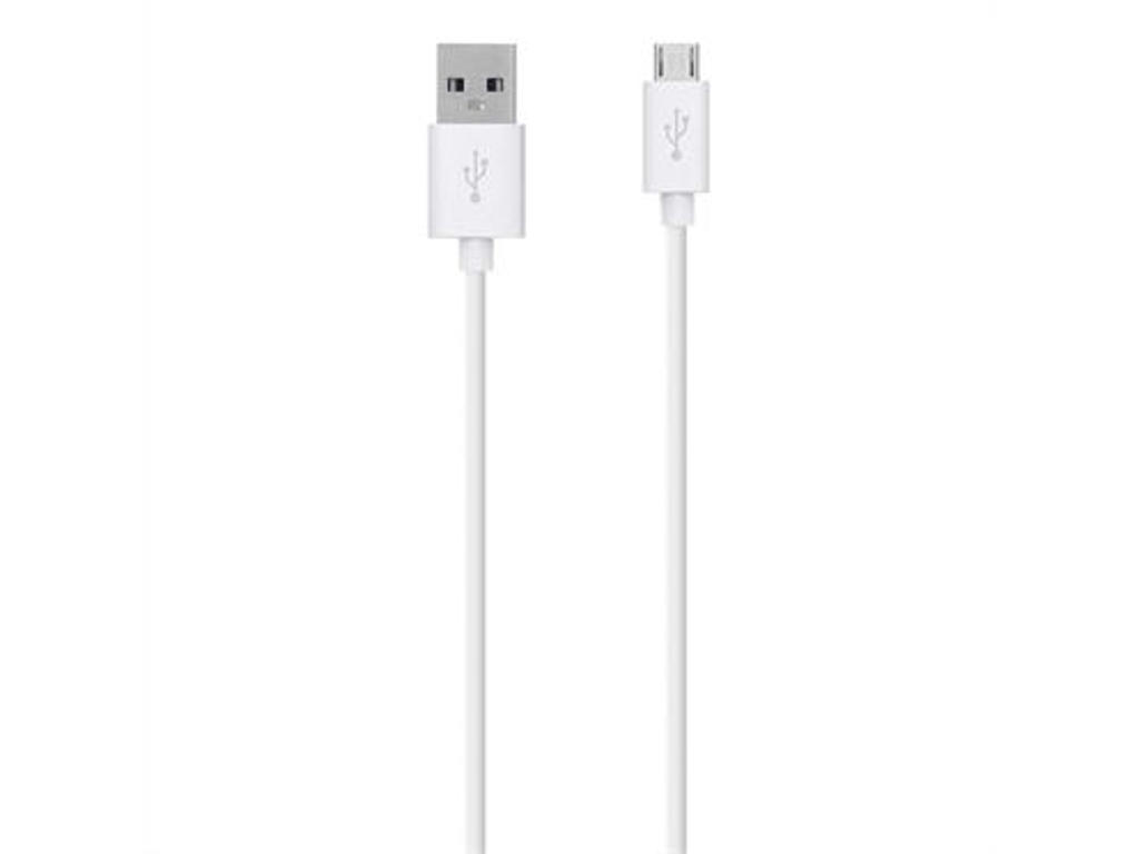 Belkin F2CU012BT2M-WHT USB-kabel USB 2.0 2 m USB A Micro-USB B Hvid