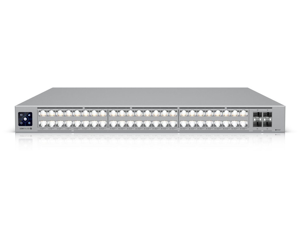 Ubiquiti UniFi Pro XG 48 PoE Administreret L3 10G Ethernet (100/1000/10000) Strøm over Ethernet (PoE) 1U Grå