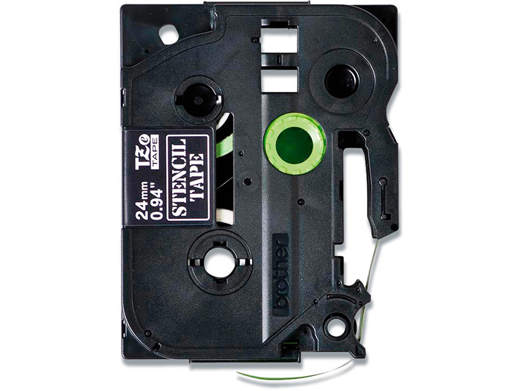 Labeltape, 24mm x 3m, 1 rulle, Stenciltape - elektrolysetape, Brother P-Touch STE151
