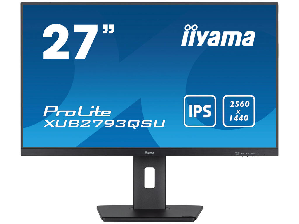 iiyama XUB2793QSU-B7 computerskærm 68,6 cm (27") 2560 x 1440 pixel Quad HD LED Sort