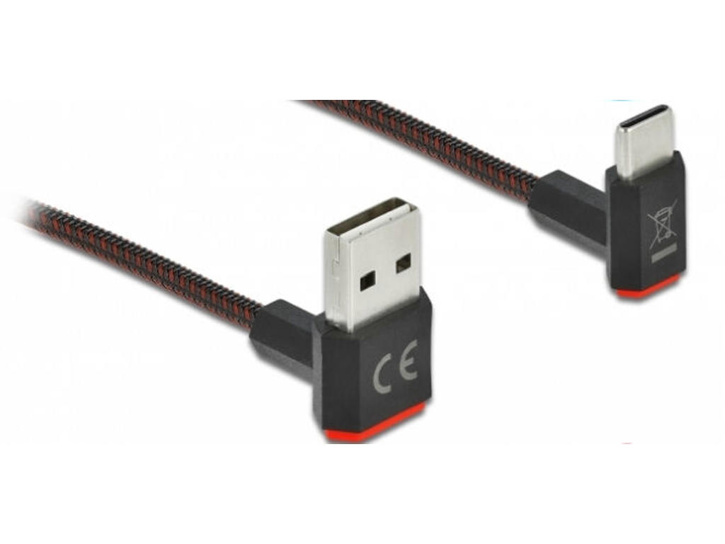 DeLOCK 85278 USB-kabel USB 2.0 2 m USB A USB C Sort