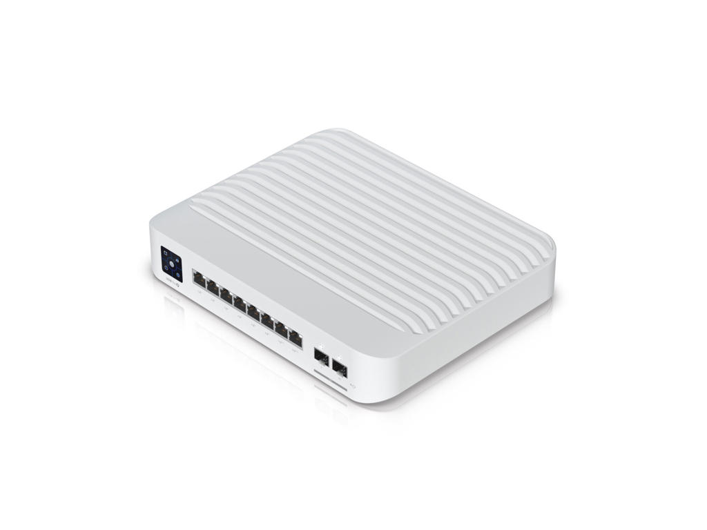 Ubiquiti UniFi USW-PRO-8-POE netværksswitch Administreret L2/L3 Gigabit Ethernet (10/100/1000) Strøm over Ethernet (PoE) 1U Hvid