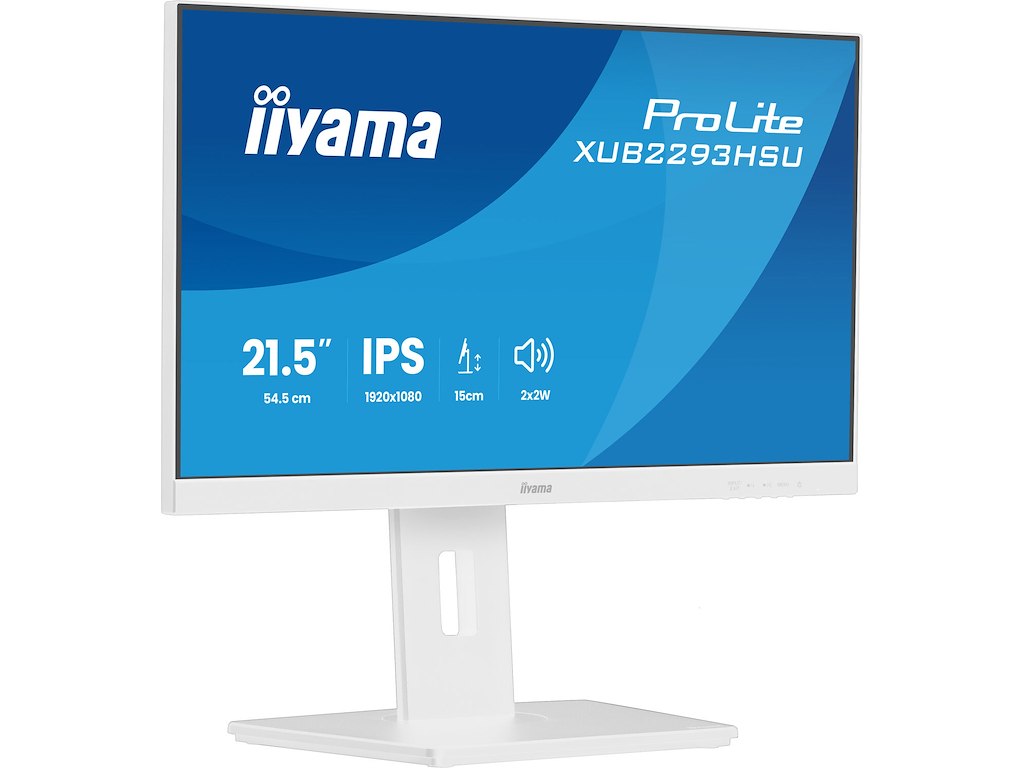 iiyama ProLite XUB2293HSU-W7 computerskærm 54,6 cm (21.5") 1920 x 1080 pixel Fuld HD LED Hvid