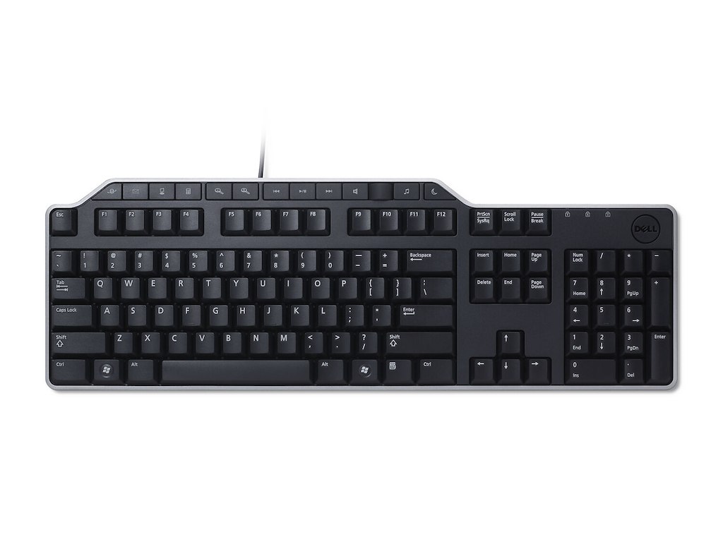 DELL KB522 tastatur Universel USB QWERTY Russisk Sort