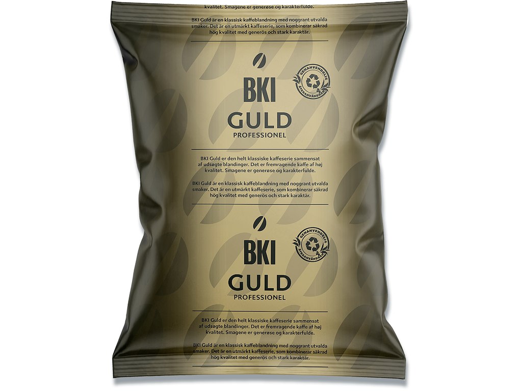 Kaffe, Filter formalet, Mellemristet, 175 g, 1 pose, BKI Java Guld