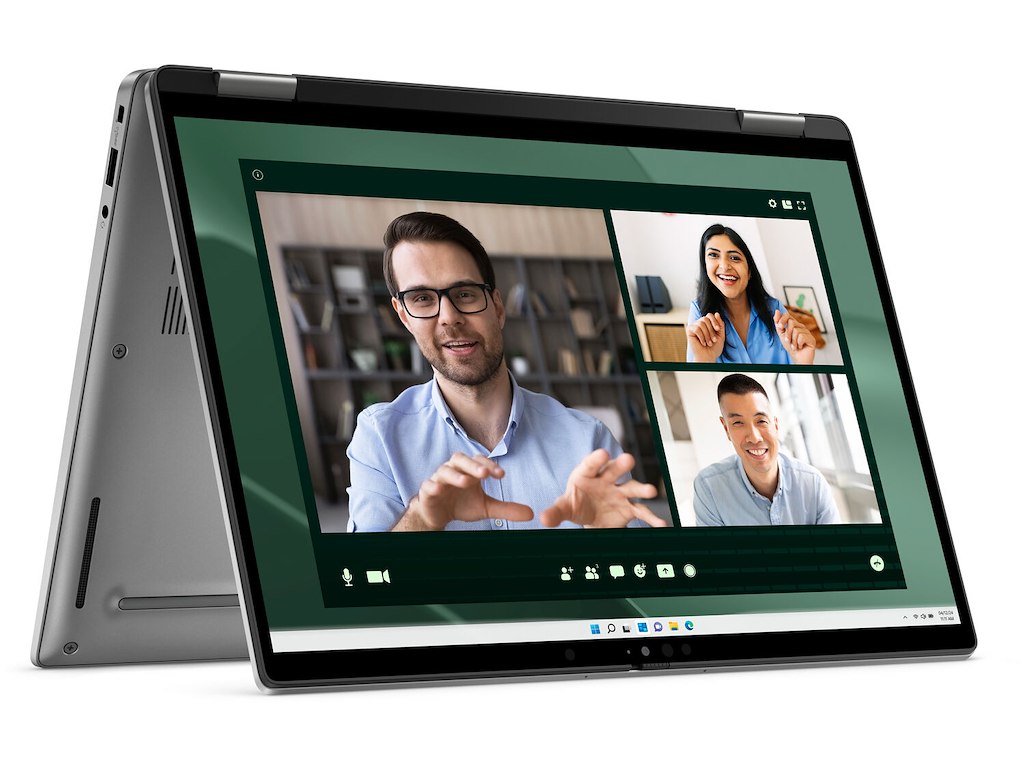 DELL Latitude 7350 2-in-1 Intel Core Ultra 7 155U Hybrid (2-i-1) 33,8 cm (13.3") Berøringsskærm Quad HD+ 16 GB LPDDR5x-SDRAM 512 GB SSD Wi-Fi 7 (802.11be) Windows 11 Pro Nordisk Grå