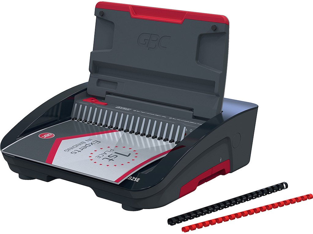 Indbindingsmaskine, Til plastspiraler, 390 ark-45 mm, A4, GBC CombBind CB25E