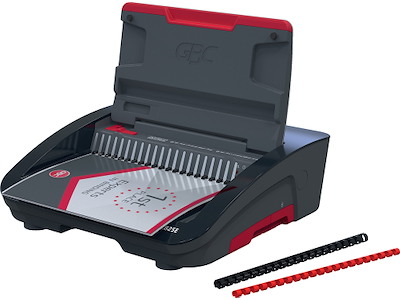 Indbindingsmaskine, Til plastspiraler, 390 ark-45 mm, A4, GBC CombBind CB25E